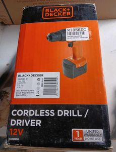 Black+Decker 12V Cordless Drill/Driver