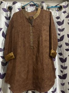Subtle Tunic In Coffee Shade