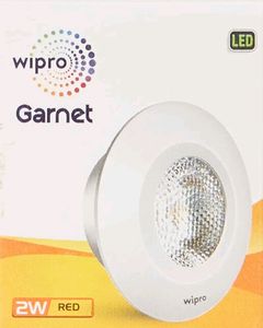 New Wipro 2w Led Red Color Ceiling Spot Light 6pc