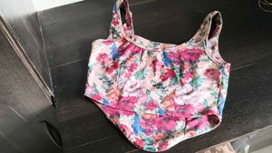 Floral Print Corset Top