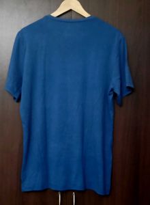 Men's Blue Graphic T-Shirt