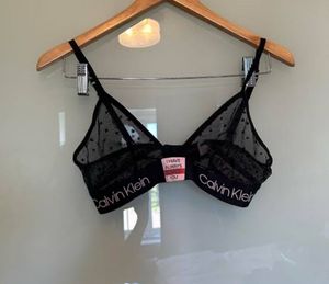 Calvin Klein Black Lightly padded Bra