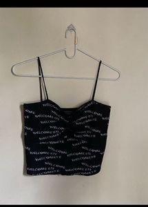 black crop top