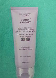 Conscious Chemist Berry Bright Sunscreen