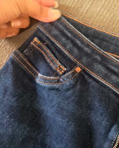 Classic Dark Wash Denim Jeans