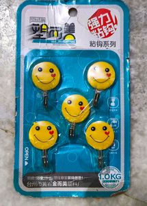 Smile Wall Hook NOS ( Pack Of 5 )