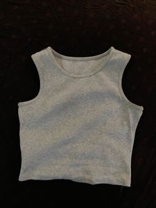 Grey Sleeveless Tank Top