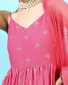 Elegant Pink Kurta Set with Dupatta