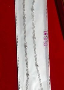 Elegant Silver Chain Anklet#fixed price