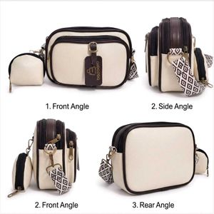 Chic Crossbody Bag with Coin Pouch