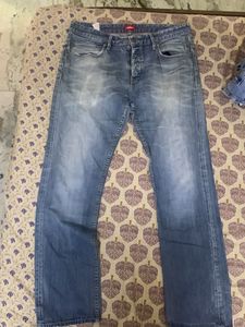 Men's Blue Wash Denim Jeans