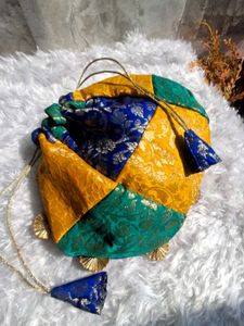 Patchwork  potli bag