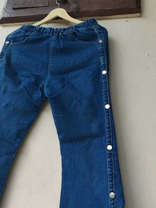 Blue Denim Bell Bottom Jeans