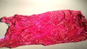 Vibrant Red Bandhani Dupatta