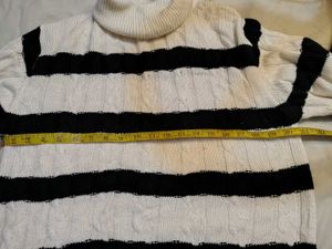 Striped Turtleneck Sweater