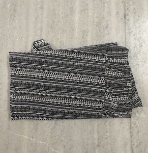 Georgette Black &amp; White Cloth Material
