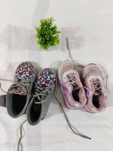 Cute Floral & Butterfly Sneakers