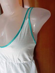 Striped Peplum Camisole Top