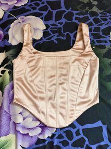 Satin Corset Top