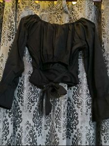 Black Crop Top