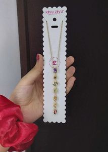 Kiyu Ziyu Dangle Gemstone Necklace