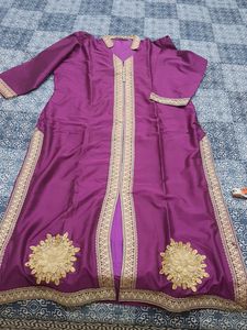 Purple Silk Kurti
