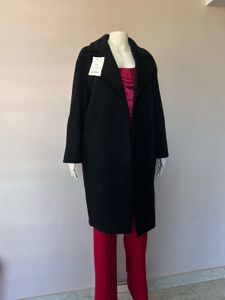 Black overcoat Coat NON NEGOTIABLE