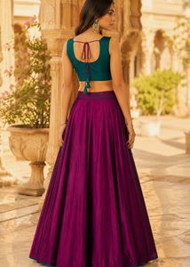 Navratri style Stunning crop top - skirt Set