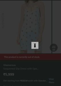 Sparkling Blue Sequin Mini Dress