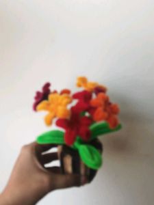 Cute Pipe Cleaner Potted Plant
