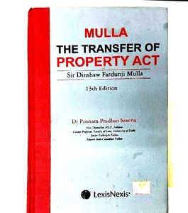 Mulla The Transfer of Property Act 13th Ed