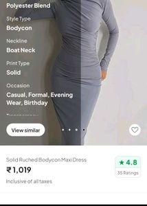 Newme With Tag  Bodycon Dress