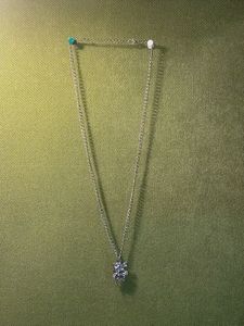 Silver Chain Necklace with Hanuman Pendant