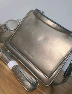 Charles & Keith Metallic Crossbody Bag