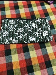 Stylish Purple Floral Clutch