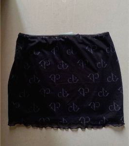 H&amp;M pattern mini skirt