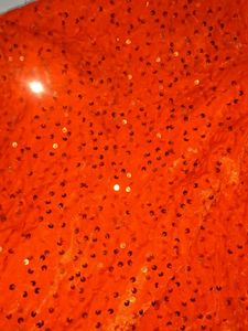 Sparkling Orange Sequin Jacket