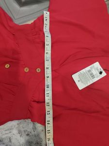 Chic Red Button-Down Midi Dress
