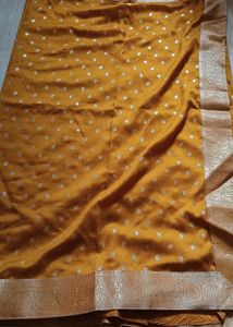 Elegant Mustard Yellow Saree