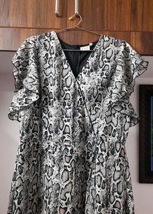 Black And Grey Dress.