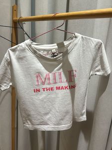 White Graphic Tee