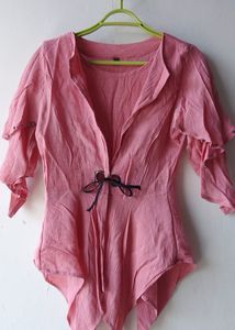 Womens Pink Designer Top