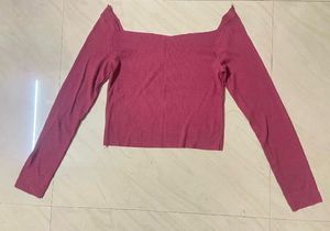 Chic Off-Shoulder Ribbed Crop Top