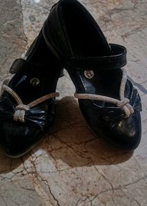 Sparkling Black Mary Jane Shoes