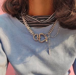 Heart Pendant Chain Necklace