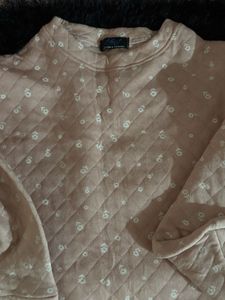 Quilted Floral Pullover🎀🎀🎀