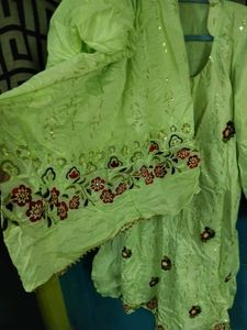 Elegant Embroidered Kurta Set with Dupatta