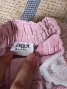 Pink Denim Shorts