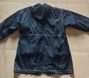 Denim Hooded Jacket