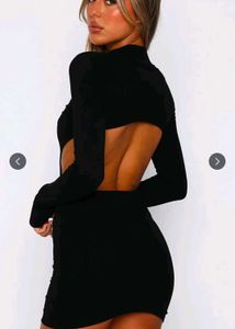 Black Cutout Mini Dress